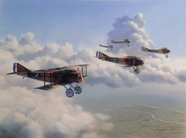 "13th Aero Squadron" - Jim Laurier - SPAD XIII World War I Aviation Art